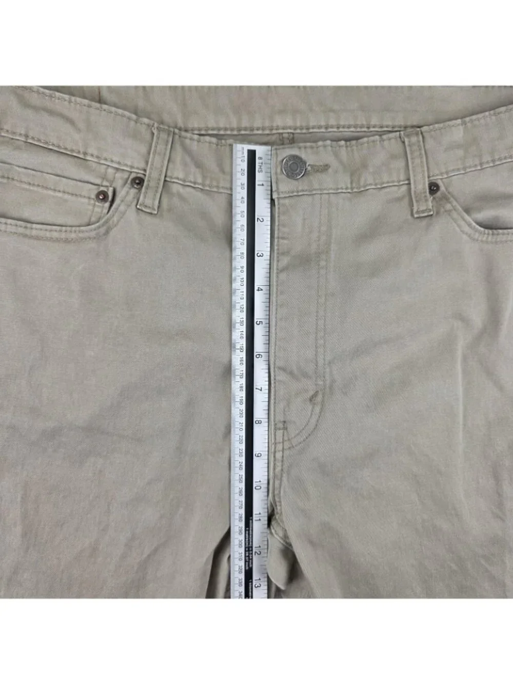Levi's 541 Athletic Taper Pants Mens 38x30 Khaki Beige Stretch Cotton